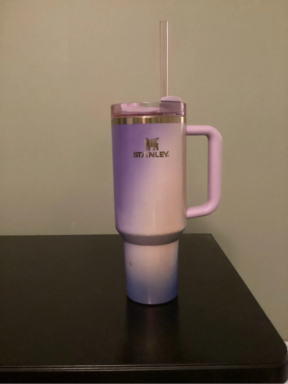 Stanley Lavender to Light Purple Ombre Travel Tumbler with Handle. 40 oz- Straw - Picture 1 of 4